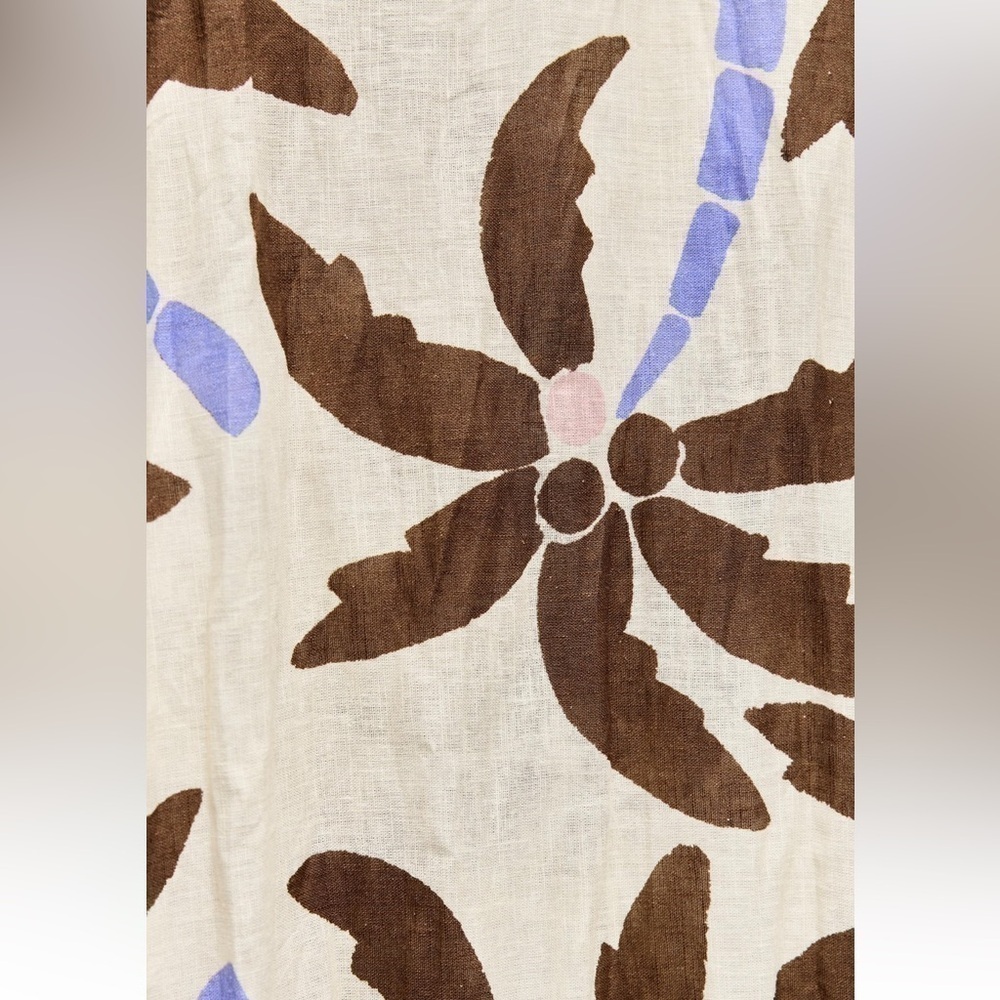 New ZARA Linen Blend Tunic Dress ZW Collection - Picture 9 of 9